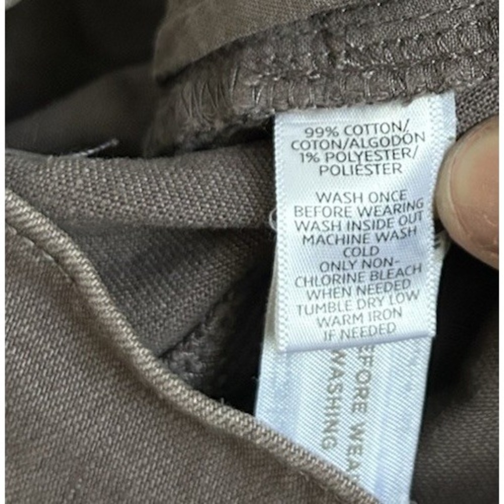Ann Taylor Loft Women Modern Skinny Denim Pants Taupe Gray Size 24/00‎ Mid Rise - Picture 4 of 7